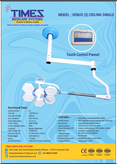 MODEL : VENUS (5) CEILING SINGLE